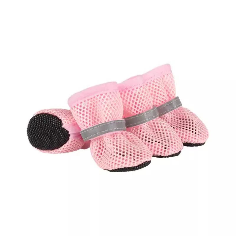 Dog Shoes for Summer Hot Pavement,Breathable Dog Boots for Small Medium Dogs, Nonslip Rubber Sole