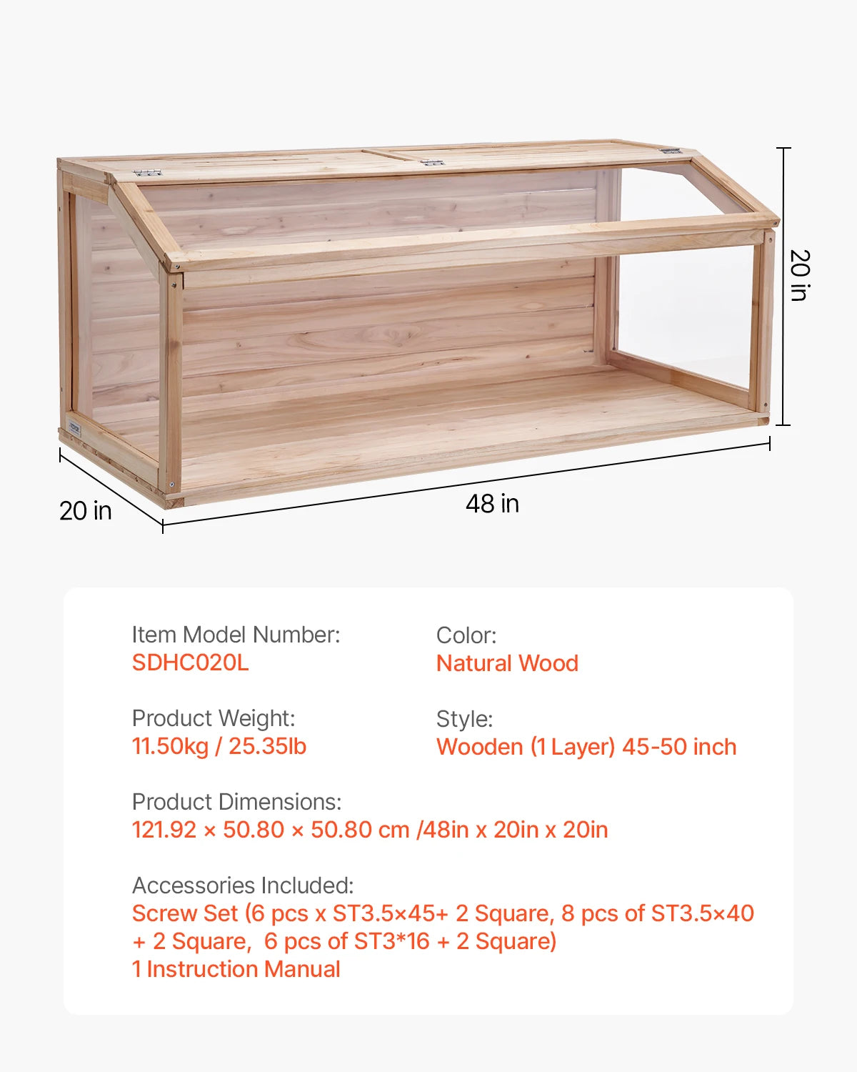 Wooden Hamster Cage 270° Viewing Hamster Habitat Hamster Cage with Openable Top Ventilated Animal Cage for Gerbils Mice