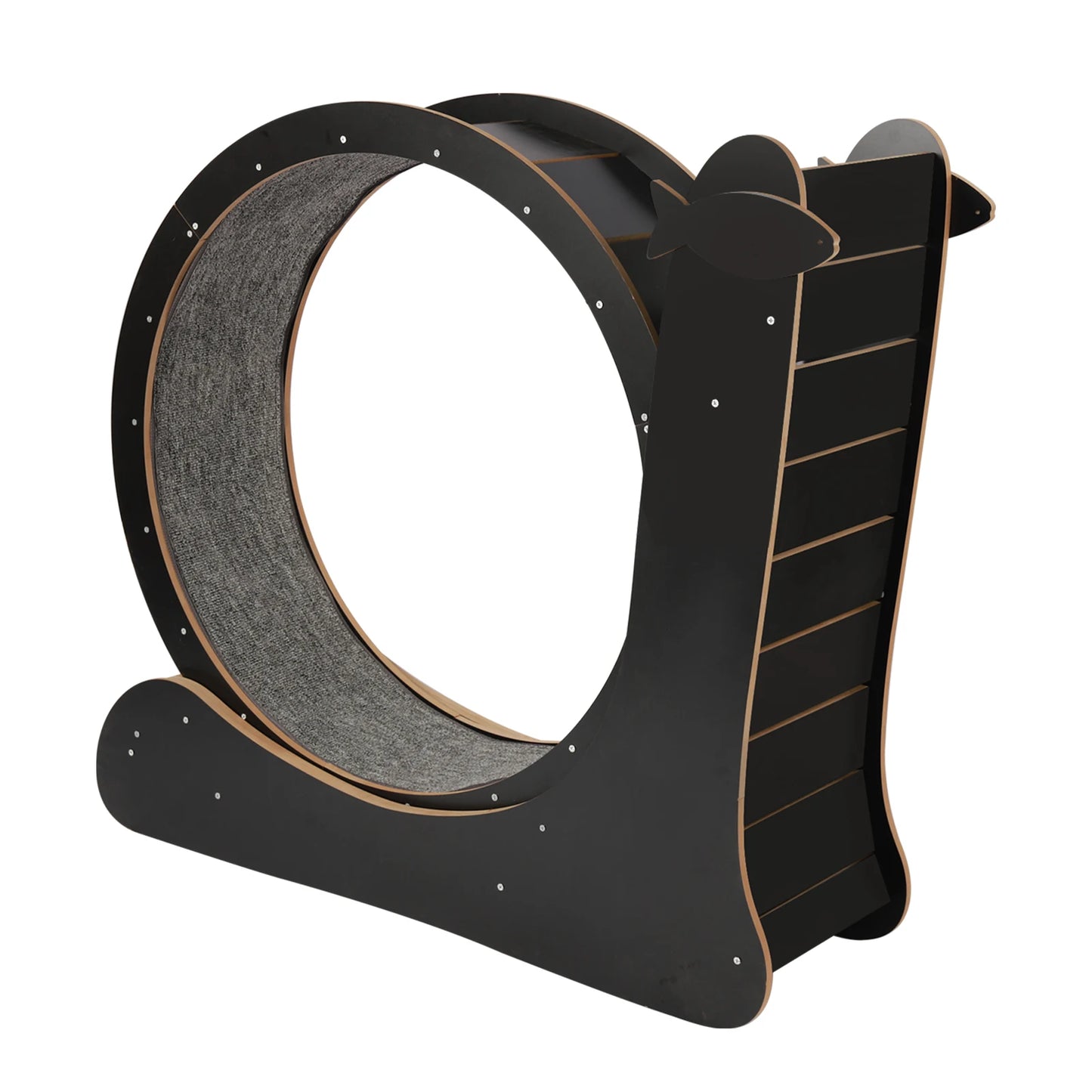 Cat Exercise Wheel, Large Cat Treadmill With Carpet Runway For Indoor Cats