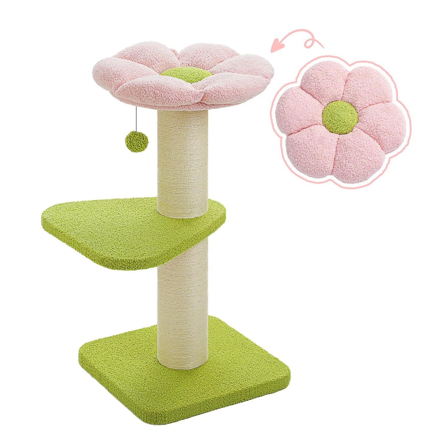 Cat Tree Cat Tower with Super Thick Scratching