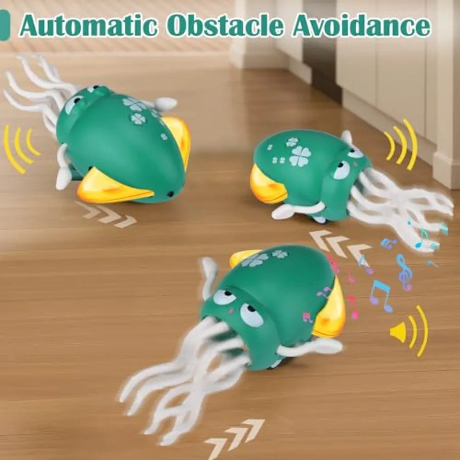 Interactive Cat Toys Octopus 2 Modes Dancing Octopus Cat Toy for Indoor Cats Crawling Squid Toy with Light sic for Small Medium