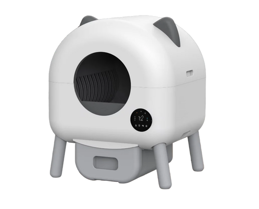 Factory Wholesale Plastic 76L Large Capacity Automatic Smart Cat Litter Box with APP Control Self Cleaning