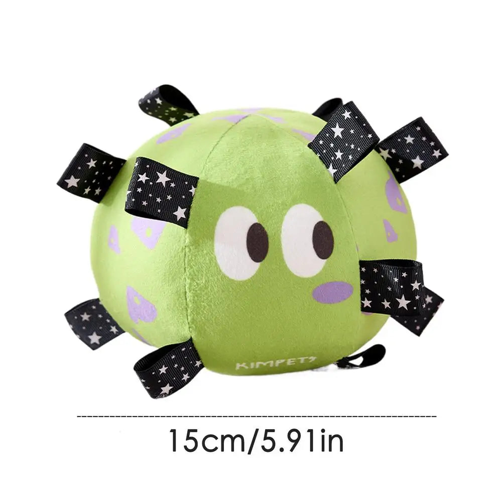 Dog Toy Soccer Ball Squeak Large Dog Squeaky Ball With Straps Aggressive Pets Interactive Ball