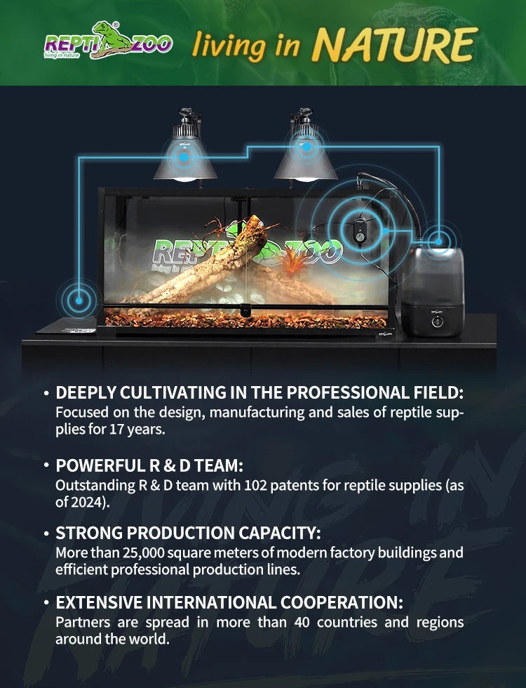 42 Gal 159 L Lizard Tank Enclosure for Bearded Dragon Black Snake Tank Glass Terrariums With Wire Mesh Screen Cover