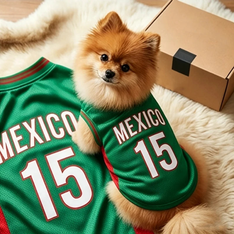 New 2026 Soccer Cat Dog Football Breathable Mesh Jersey Puppy Dog Jersey Basketball T-Shirts Summer Pet Clothes Quick Dry Vest