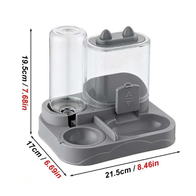 2-in-1 Automatic Pet Feeder 🐶🐱💧