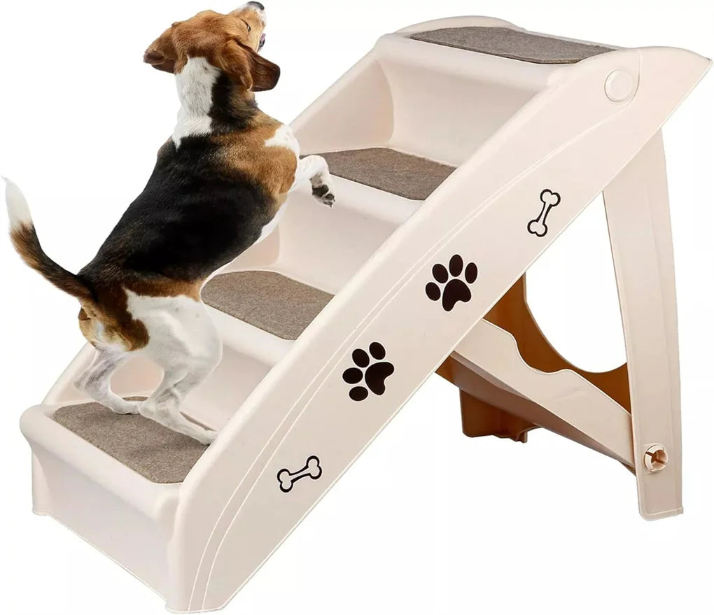 Foldable Dog Ramp Stairs Steps