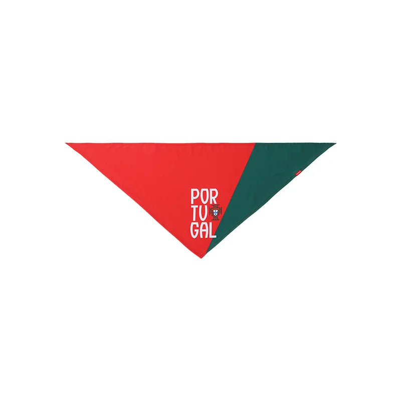 Portugal National Football Team Dog Bandana Cotton Washable Pet Scarf Triangular Bib for Dogs Cats Puppies