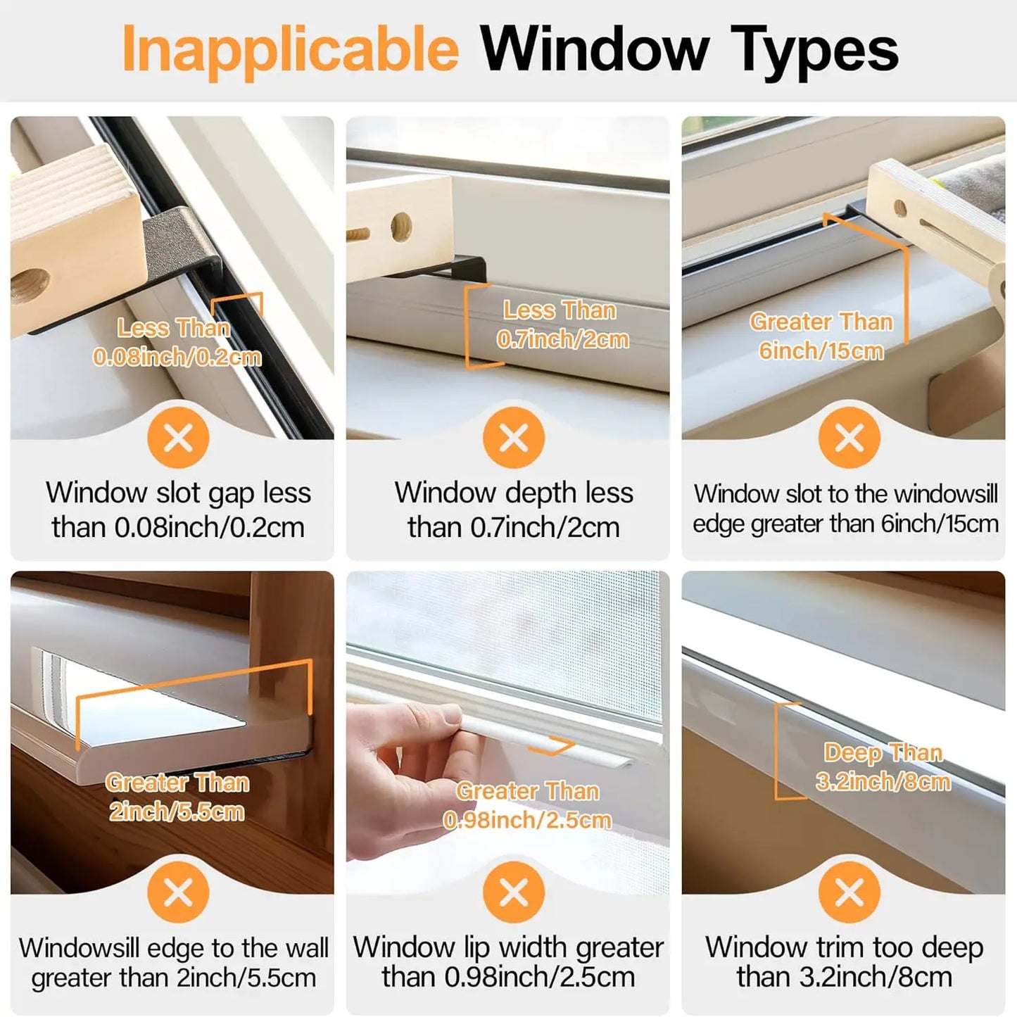 Cat Window Perch Cat Window Hammock Seat 2 in 1 Beige Cream Grey Pink Adjustable Steady Cat Bed for Indoor Cats