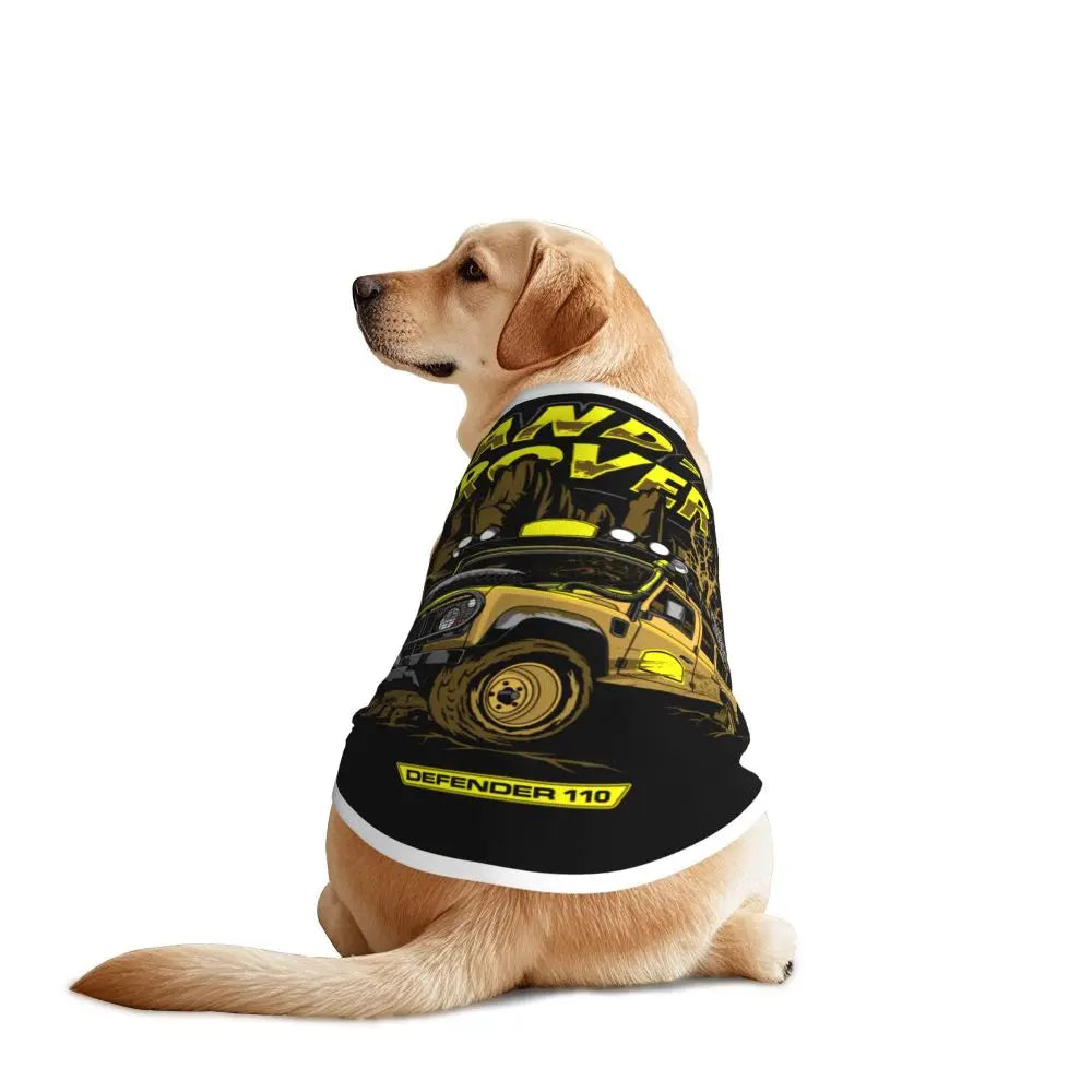 Personalized Camel Trophy Dogs Clothes Breathable Soft Pet Vests Large Dog Jacket Pet Accessories