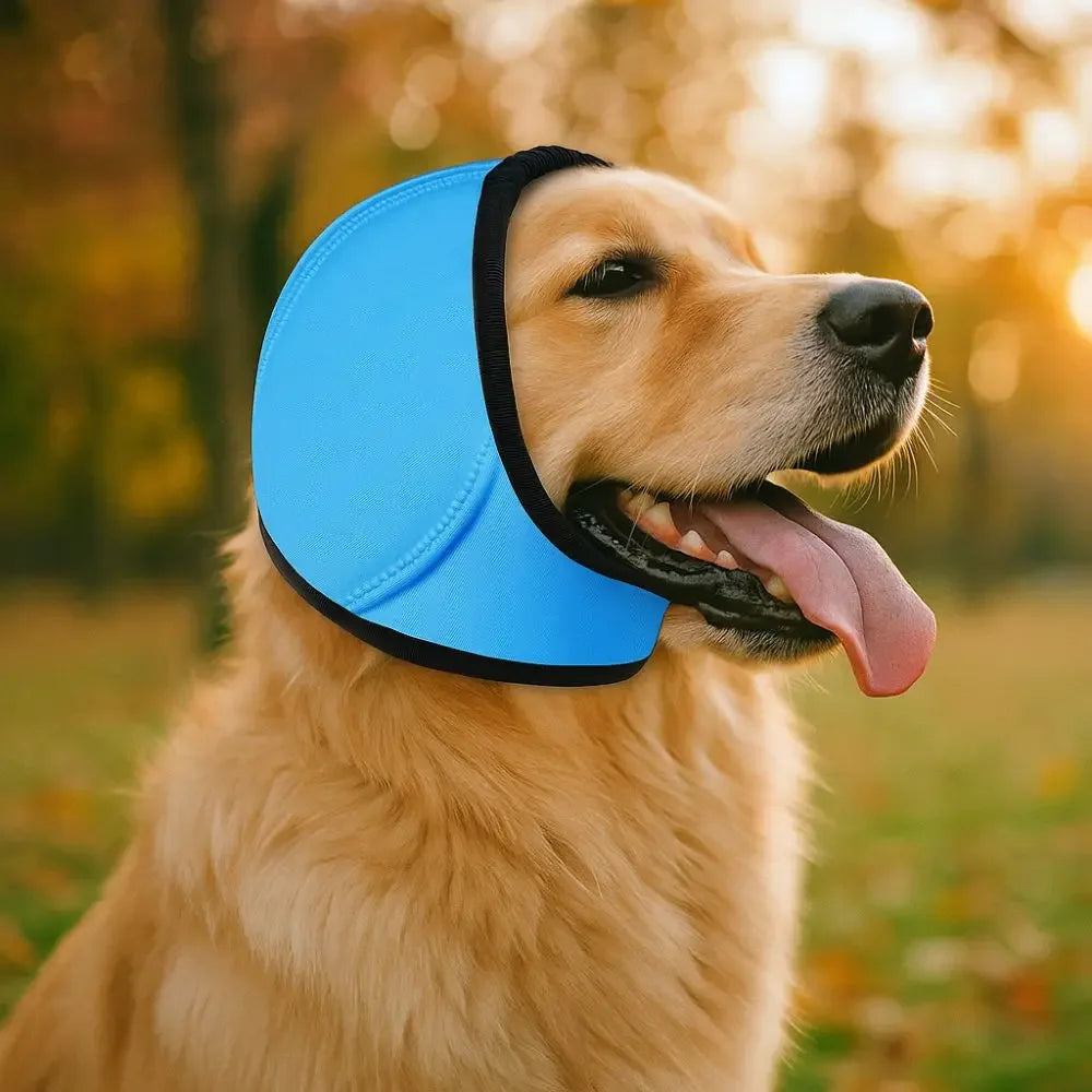 Noise Reduction Dog Ear Covers Anti-Noise Hearing Protection Pet Ear Muffs Adjustable Soft Warm Dog Calming Earmuff