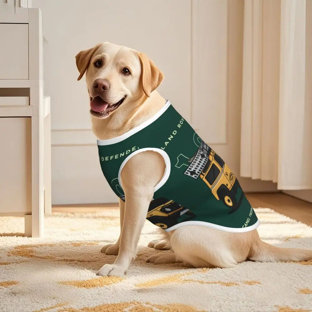 Personalized Camel Trophy Dogs Clothes Breathable Soft Pet Vests Large Dog Jacket Pet Accessories