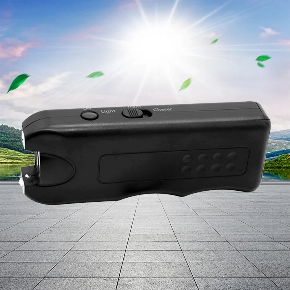 Ultrasonic Anti Barking Device Portable Dog Barking Trainer with LED Light Dog Bark Suppressor Battery Powered for All Size Dogs