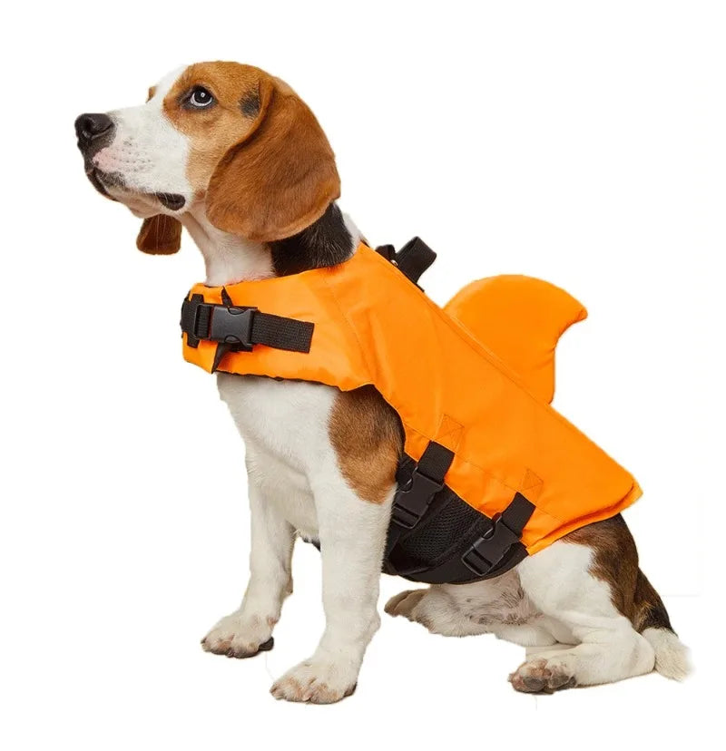 Shark Fin Dog Life Jacket 🦈🐶🦺