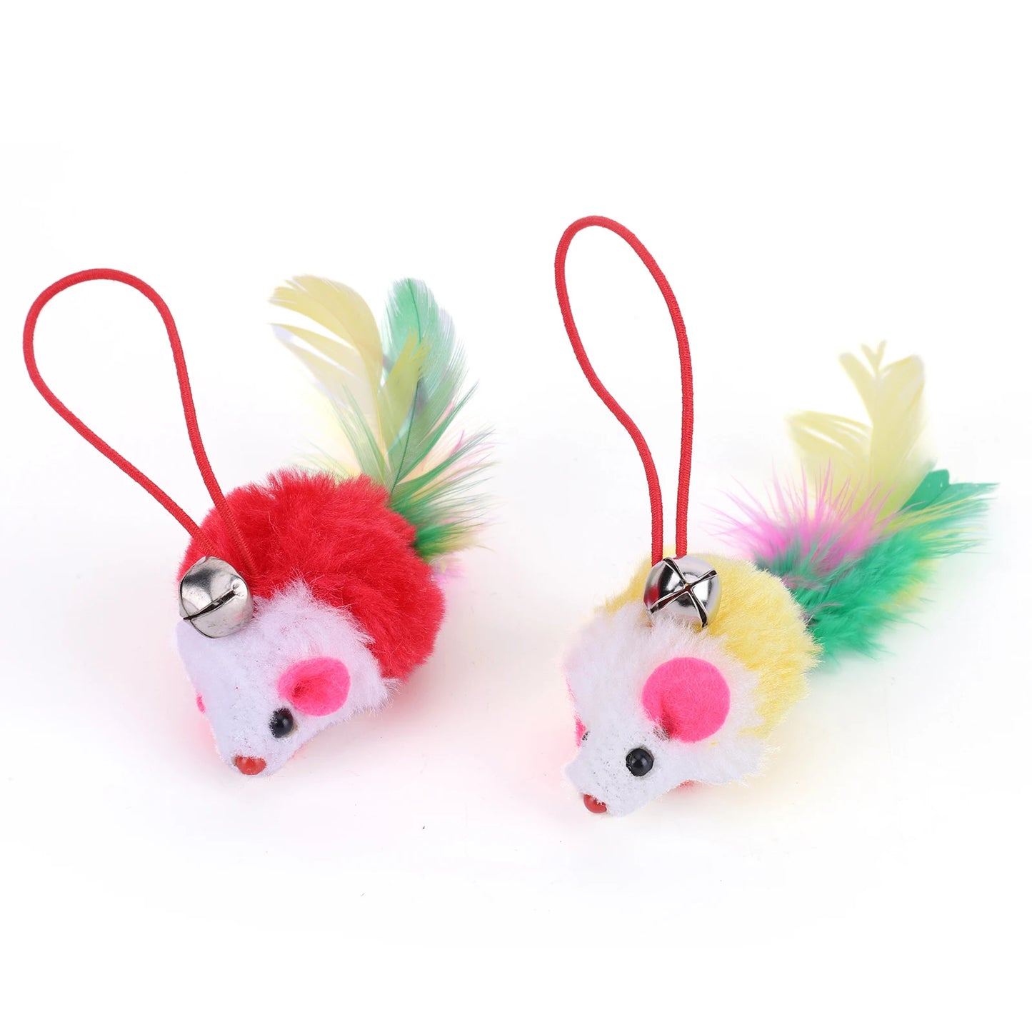 Pet Cat Toy Set Suction Cup Cat Toy Stick for Cat Training Playing Accessories