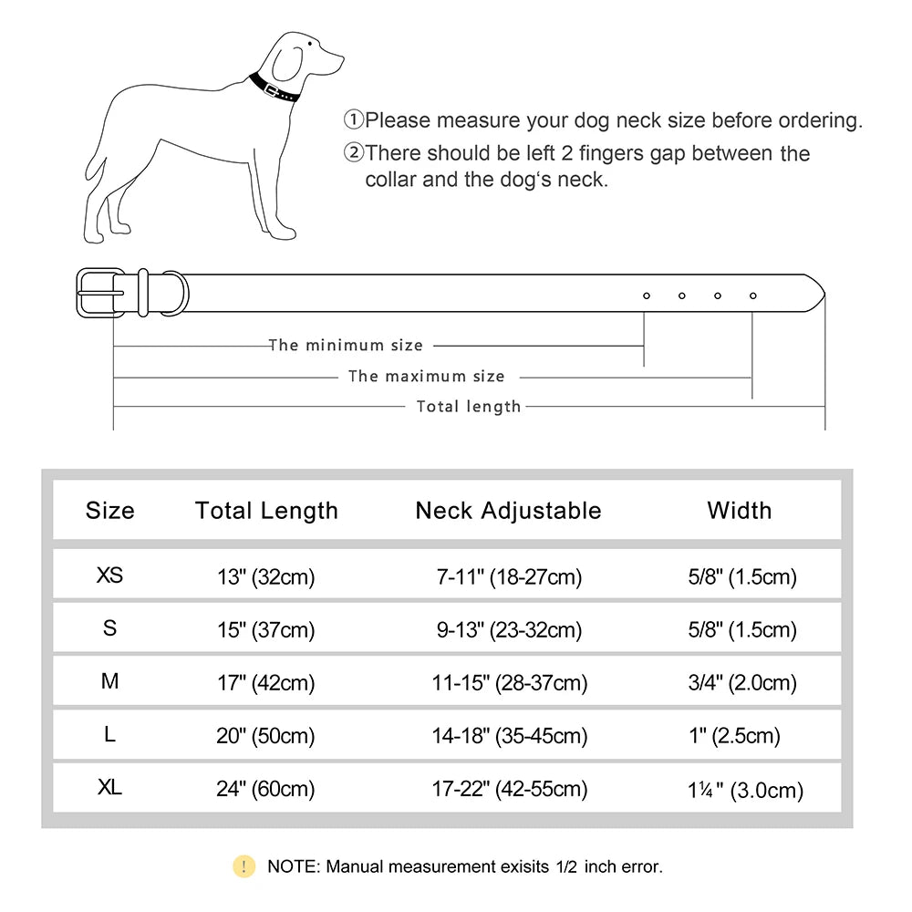 Personalized PU Leather Padded Dog Collar Customized ID Nameplate Pet Collar For Small Medium Dogs Durable Necklaces Accessories