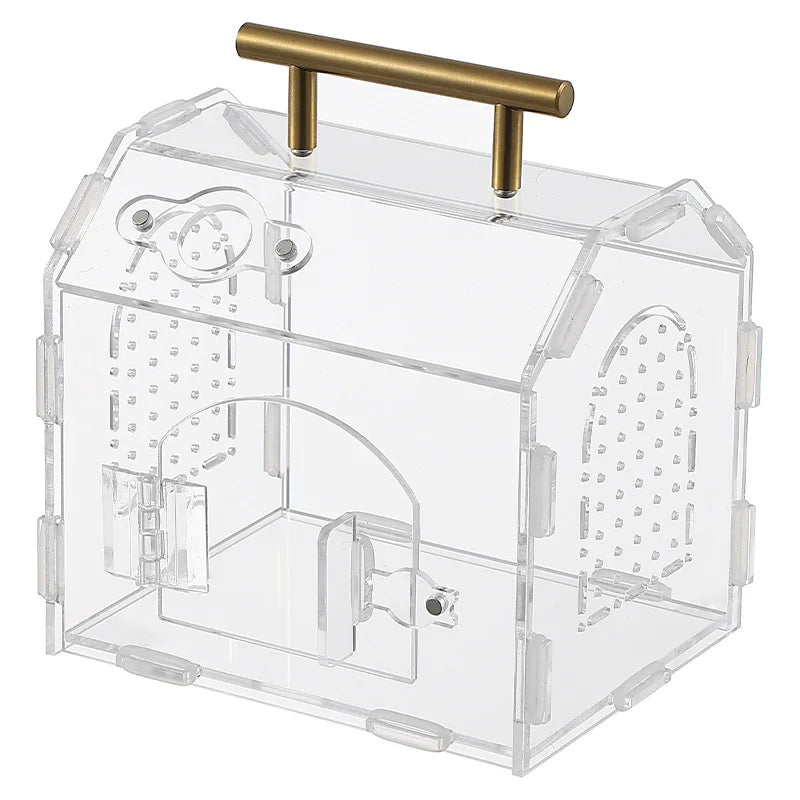 Transparent Garden Reptile Breeding Box One-Piece And Foldable Acrylic Reptiles Ecological Breeding Boxes For Lizard Snake