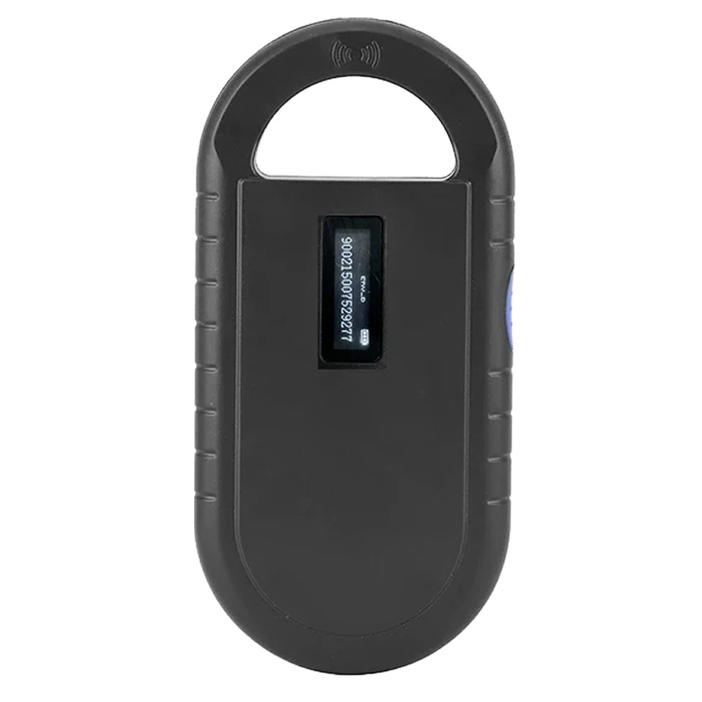 Micro Chip Reader Scanner Rechargeable Pet Chip ID Scanner Handheld 134.2kHz 125kHz for ISO 11784/11785 FDX-B and ID64 RFID EMID