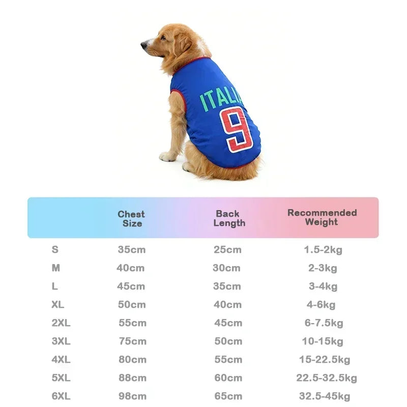 Soccer Pet Mesh Jersey 🐶⚽👕