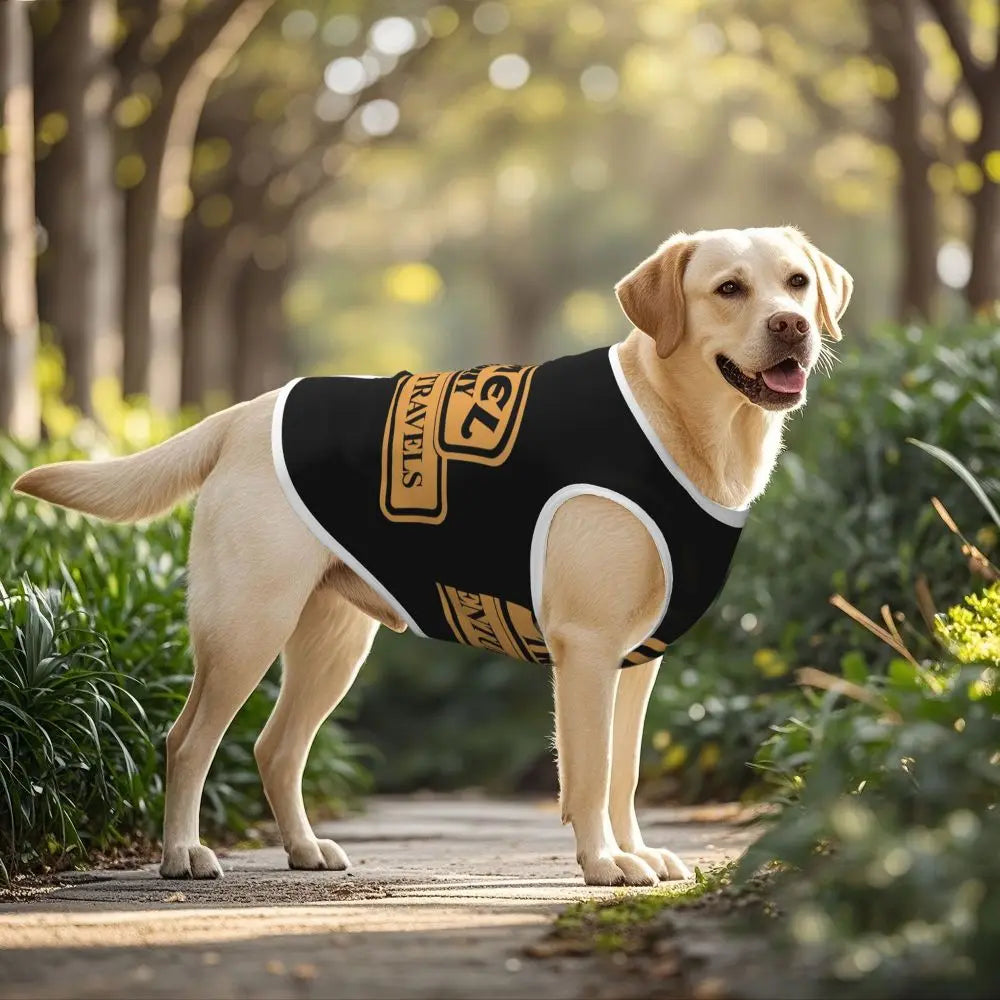 Personalized Camel Trophy Dogs Clothes Breathable Soft Pet Vests Large Dog Jacket Pet Accessories
