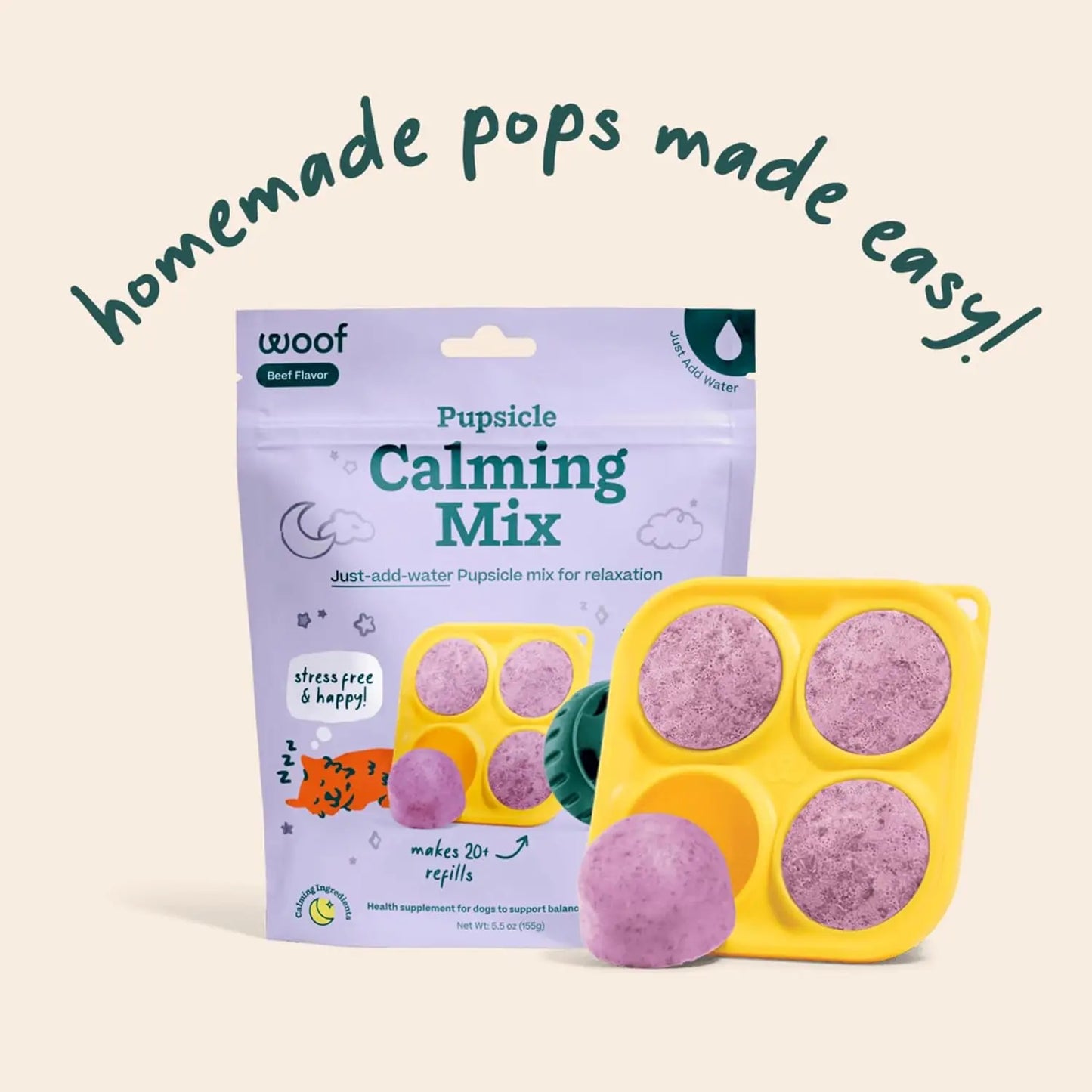 DIY Dog Pupsicle Mix - Healthy, Calming Treats - Easy to Make