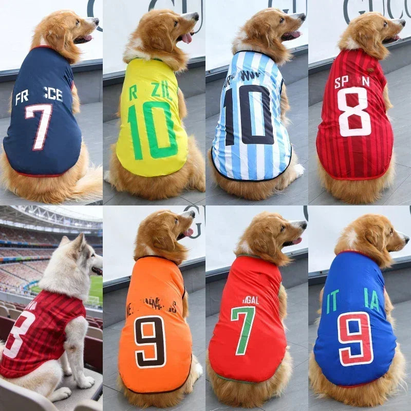 Soccer Pet Mesh Jersey 🐶⚽👕