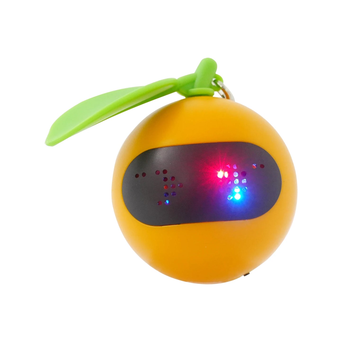 Orange+Green Interactive Cat Toy, LED Light Electric Moving Ball, Automatic Rolling Ball Cat Toy
