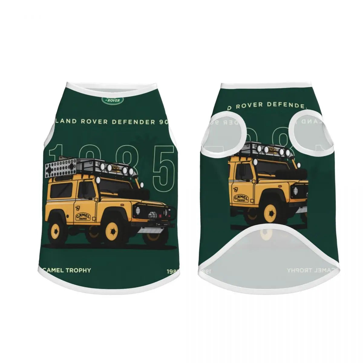 Personalized Camel Trophy Dogs Clothes Breathable Soft Pet Vests Large Dog Jacket Pet Accessories
