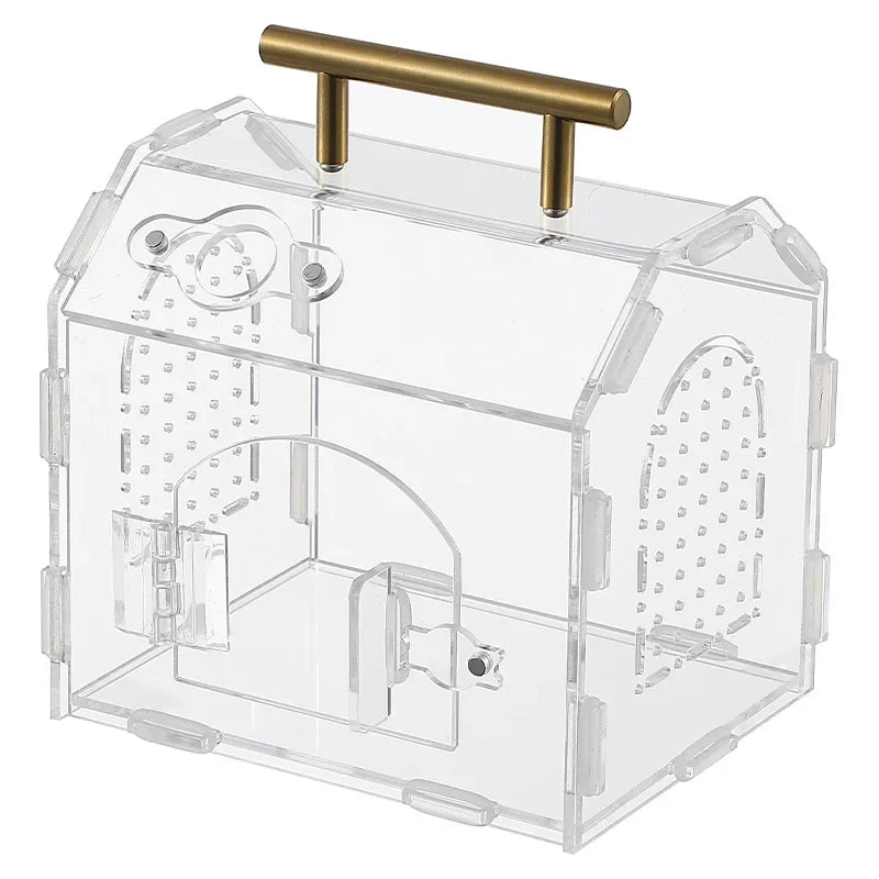 Transparent Garden Reptile Breeding Box One-Piece And Foldable Acrylic Reptiles Ecological Breeding Boxes For Lizard Snake