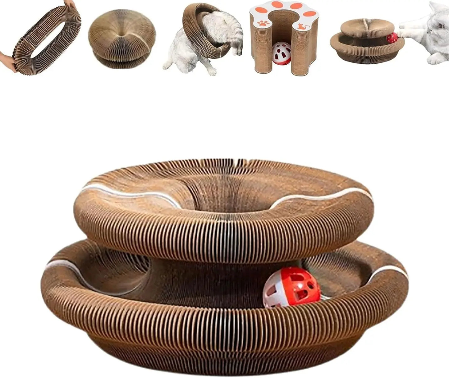 Kitty Kurlz Cat Toy, Marlene Kitty Kurlz, Kitty Curls Cat Toy, Magic Organ Cat Scratching Board