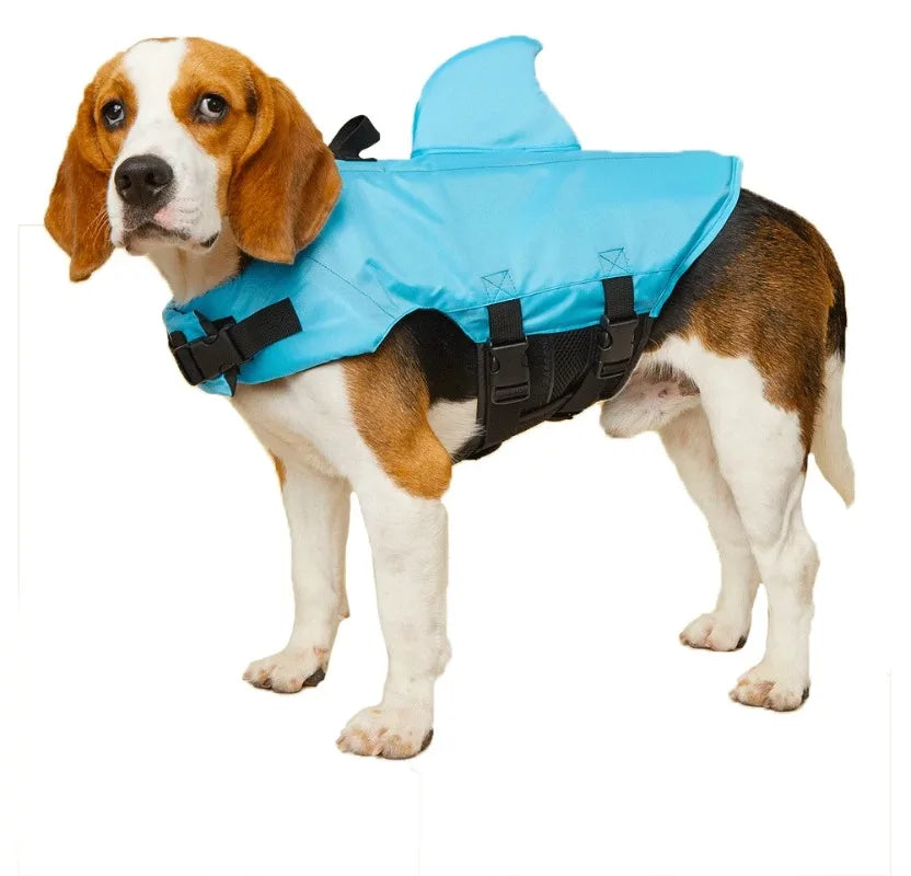 Shark Fin Dog Life Jacket 🦈🐶🦺
