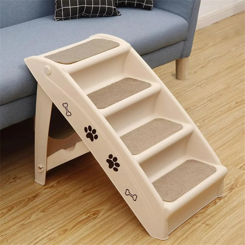 Foldable Dog Ramp Stairs Steps