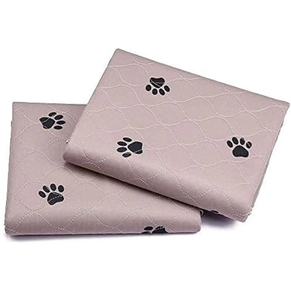 Washable Dog Pee Pads with Puppy Grooming Gloves,Puppy Pads,Reusable Pet Training Pads,Large Dog Pee Pad,Waterproof Pet Pads for