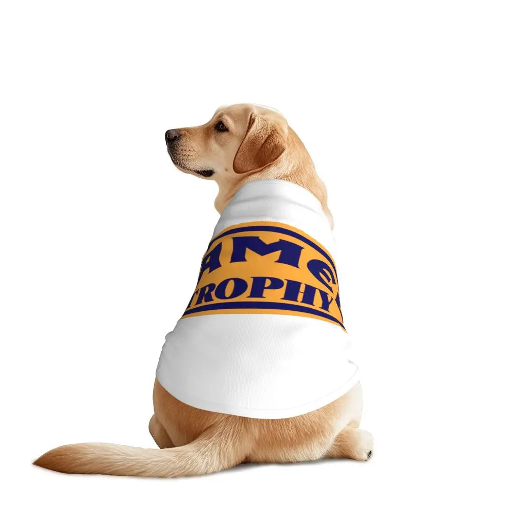 Personalized Camel Trophy Dogs Clothes Breathable Soft Pet Vests Large Dog Jacket Pet Accessories