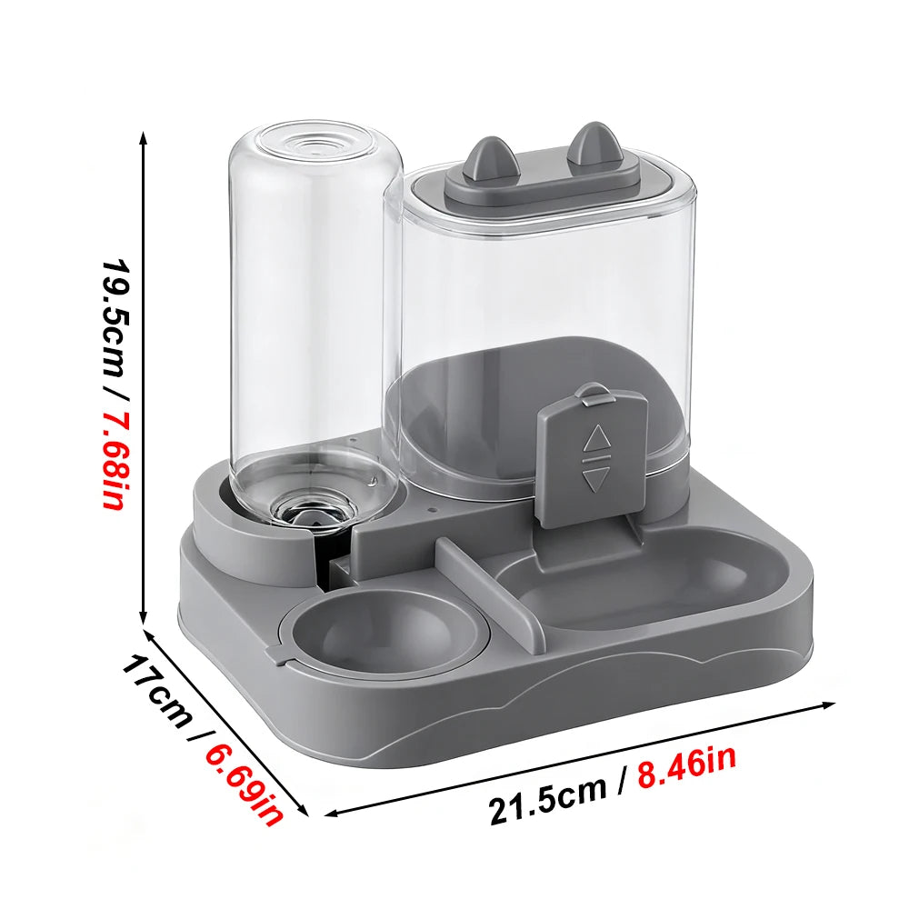 2-in-1 Automatic Pet Feeder 🐶🐱💧