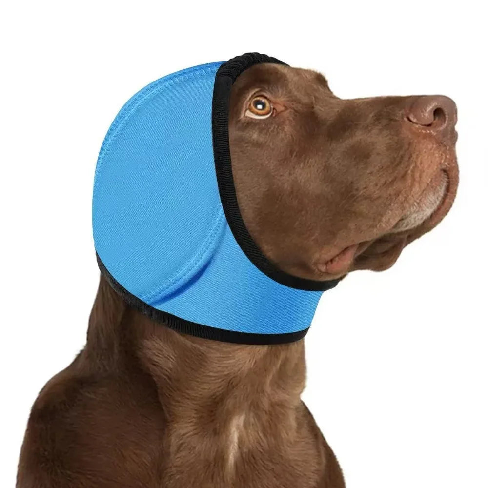 Noise Reduction Dog Ear Covers Anti-Noise Hearing Protection Pet Ear Muffs Adjustable Soft Warm Dog Calming Earmuff