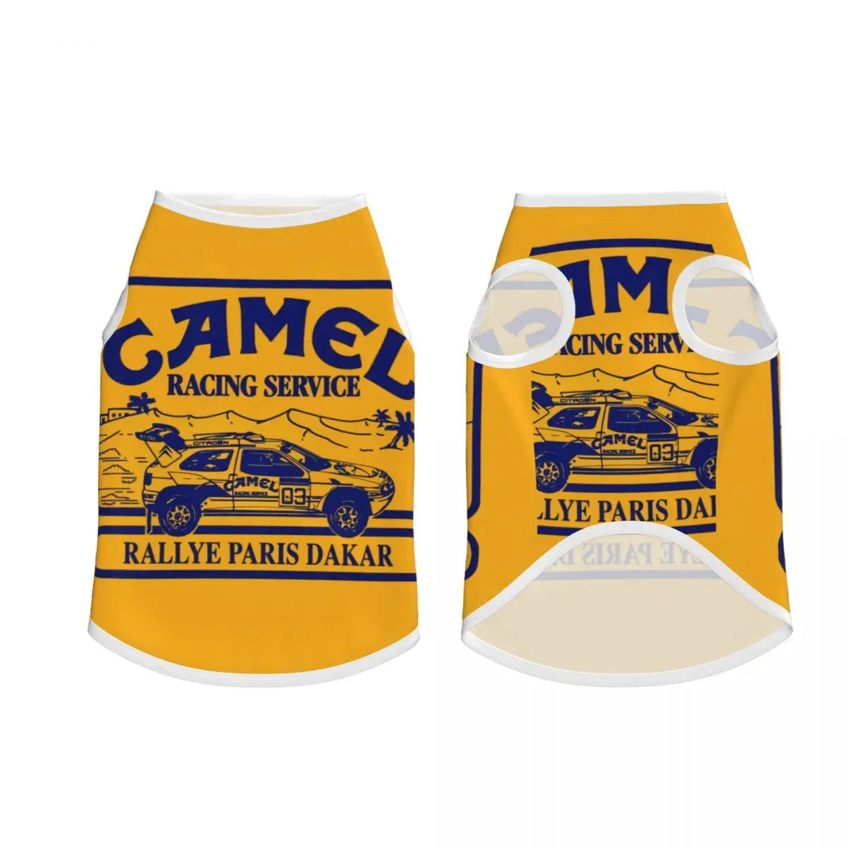 Personalized Camel Trophy Dogs Clothes Breathable Soft Pet Vests Large Dog Jacket Pet Accessories