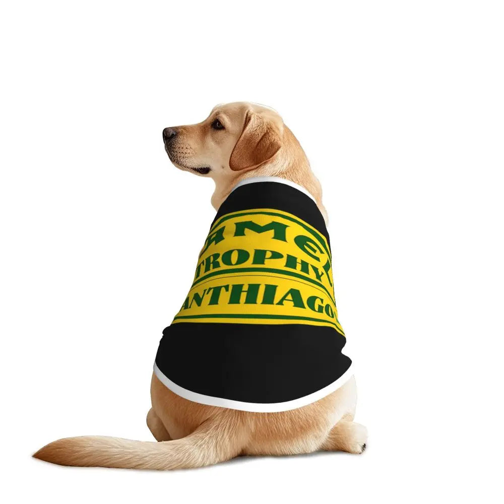 Personalized Camel Trophy Dogs Clothes Breathable Soft Pet Vests Large Dog Jacket Pet Accessories