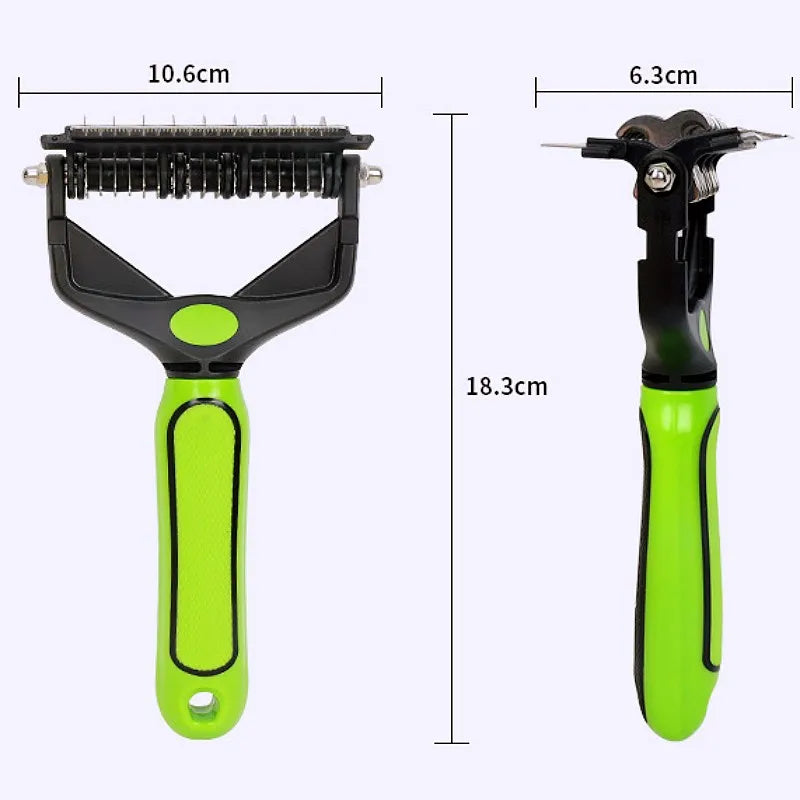 Dog Brush Knife Dog Comb Pet Hair Remover Foldable Combs for Dog Hair Knot Clean Pet Grooming Massage Cat Brush Pets Accessories