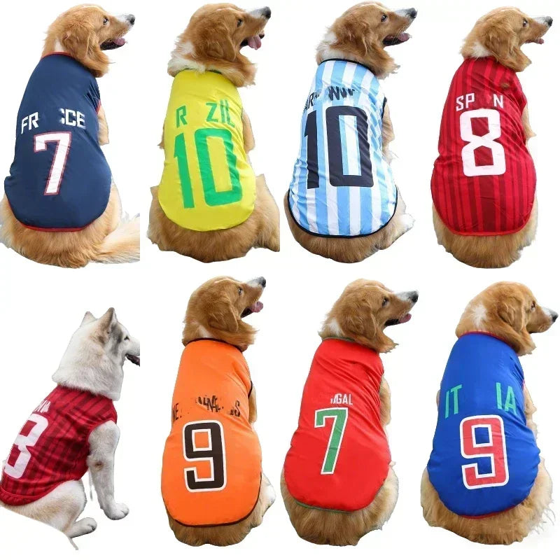 Soccer Pet Mesh Jersey 🐶⚽👕