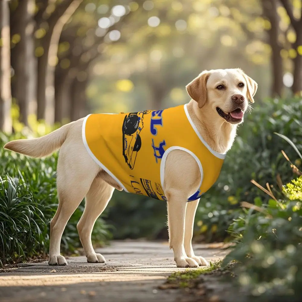 Personalized Camel Trophy Dogs Clothes Breathable Soft Pet Vests Large Dog Jacket Pet Accessories