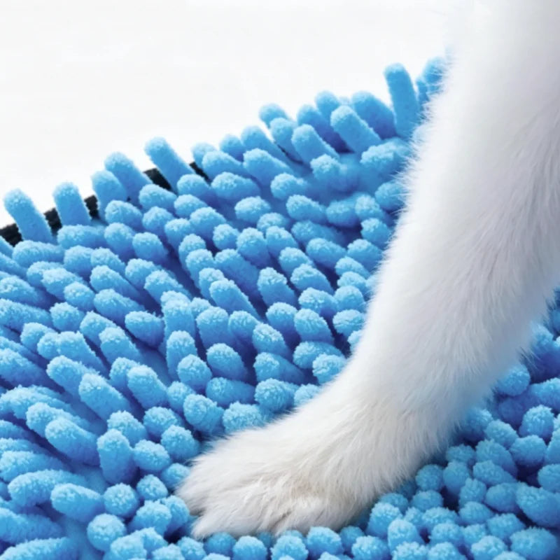 Super Absorbent Quick Dry Pet Towel Soft Dog Bath Robe Convenient Cat Bath Towel Pet Cleaning Washcloth Essential Dog Accessory