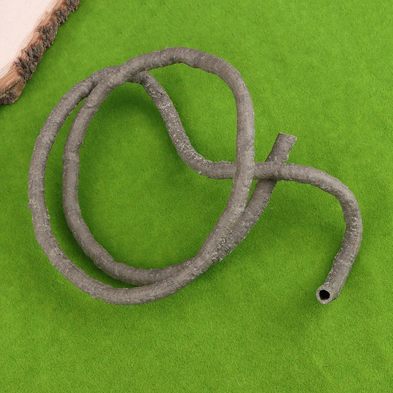 1M Flexible Artificial Reptile Vines Jungle Climbing Rattan Plants Bendable Fake Decor for Lizard Terrarium Tank Pet Habitat