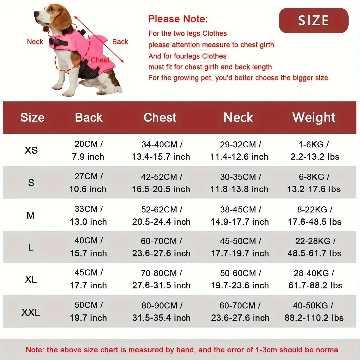 Shark Fin Dog Life Jacket 🦈🐶🦺