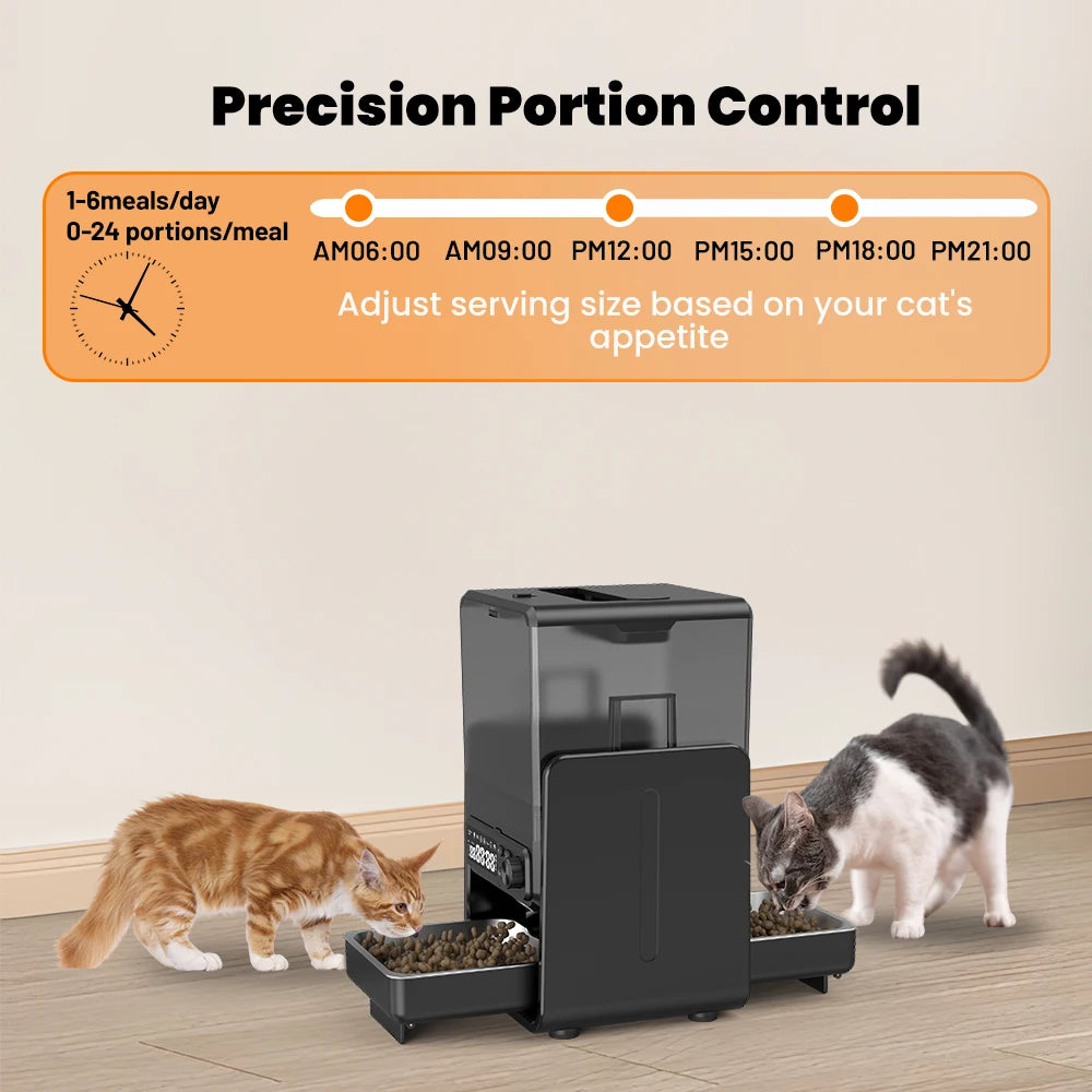 Smart Pet Feeder Automatic for Cats and Dogs - with Timed & Quantitative Feeding