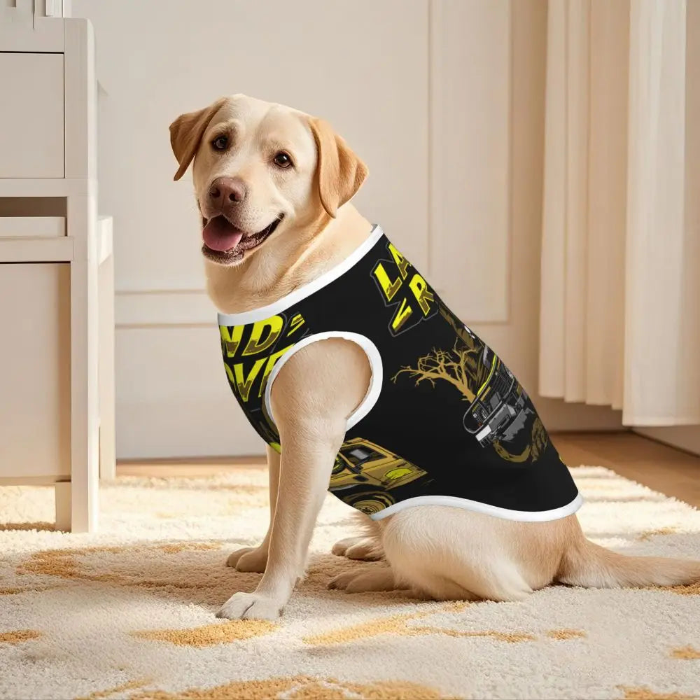 Personalized Camel Trophy Dogs Clothes Breathable Soft Pet Vests Large Dog Jacket Pet Accessories