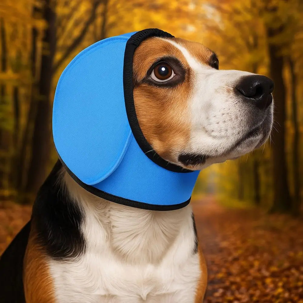 Noise Reduction Dog Ear Covers Anti-Noise Hearing Protection Pet Ear Muffs Adjustable Soft Warm Dog Calming Earmuff