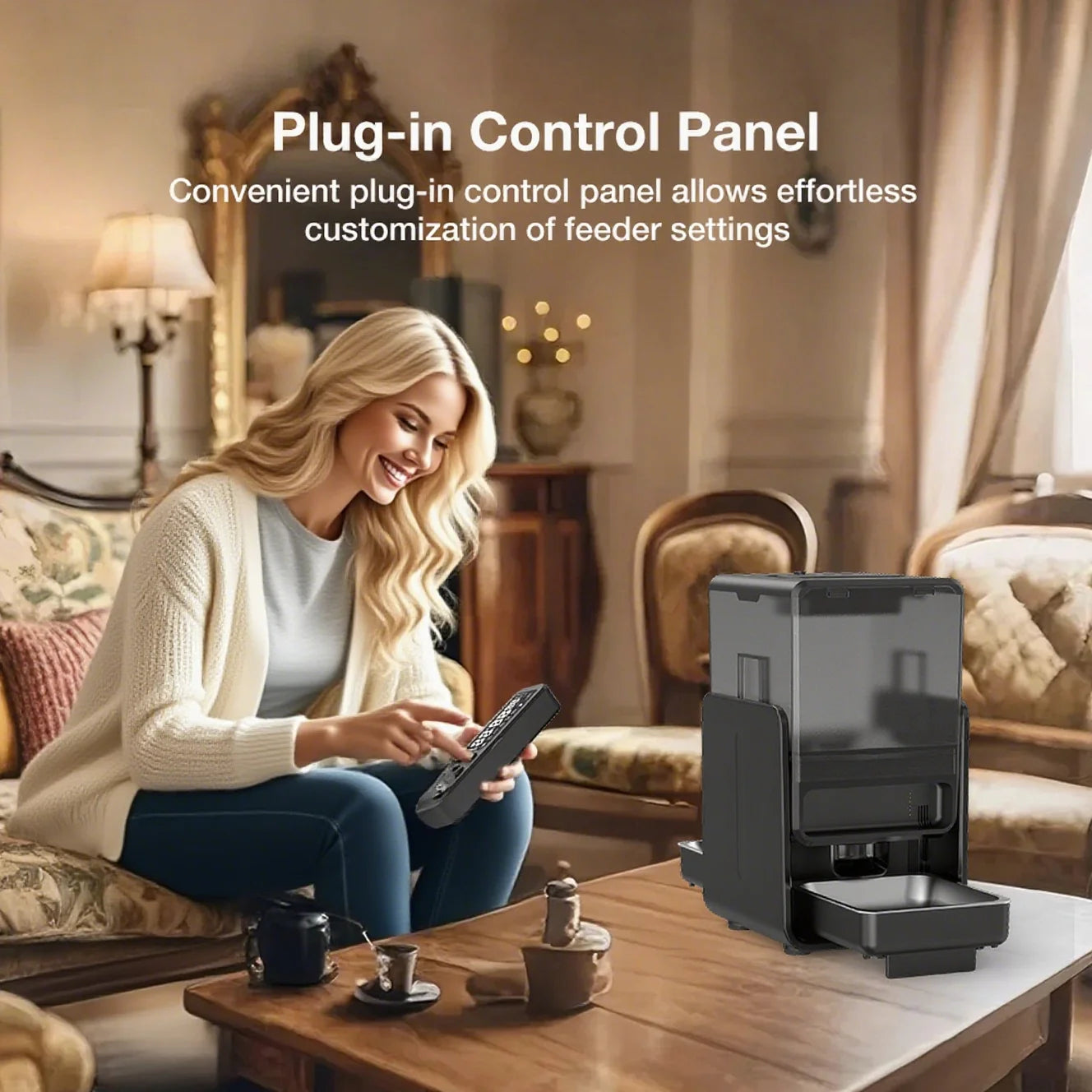 Smart Pet Feeder Automatic for Cats and Dogs - with Timed & Quantitative Feeding