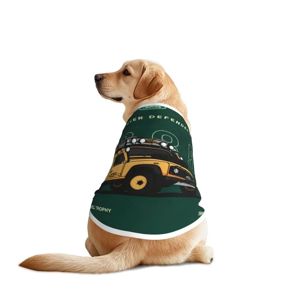 Personalized Camel Trophy Dogs Clothes Breathable Soft Pet Vests Large Dog Jacket Pet Accessories