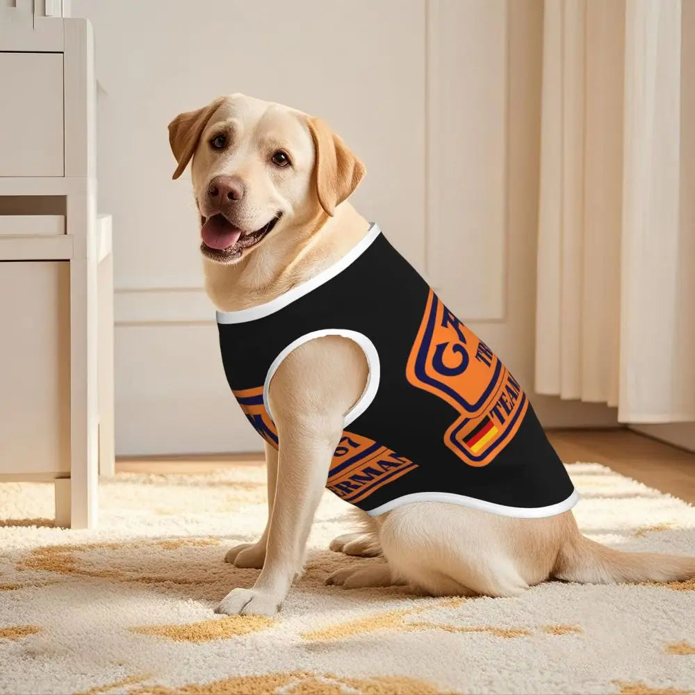 Personalized Camel Trophy Dogs Clothes Breathable Soft Pet Vests Large Dog Jacket Pet Accessories